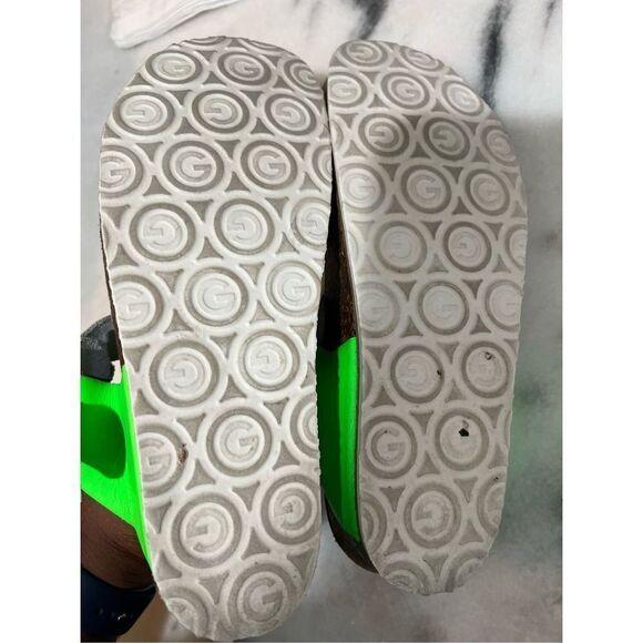 Pre-Owned Grubin Sandals Gizeh 38 (Women’s 7 - 7.5), bright green - Picture 4 of 5